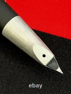 $172 LAMY 2000 Black Fine (F) Gold Nib Fountain Pen NEW Brushed Steel Writing