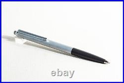 1978 Montblanc 492 Matte Black & Silver Agfa Graevert Printing Ballpoint Pen