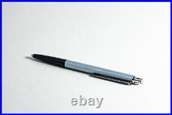 1979 Montblanc 492 Caressa Ballpoint Pen Matte Black & Silver Special Clip