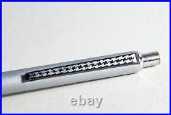 1979 Montblanc 492 Caressa Ballpoint Pen Matte Black & Silver Special Clip