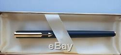 1984 Parker Arrow Epoxy Matt Black Gold Plated Trims&nib Fountain Pen-england