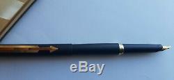 1984 Parker Arrow Epoxy Matt Black Gold Plated Trims&nib Fountain Pen-england