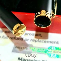 24k Gold Plated Metal Ferrari Sheaffer SCUDERIA Rollerball Pen Matte Black Ink