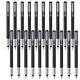 40 Pcs Parker Pen Vector Fountain Pen Matte Black Silver Clip With Fine Nib