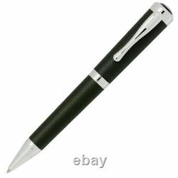 5280 Aspen Matte Carbon Fiber withRhodium Ballpoint Pen