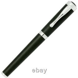 5280 Aspen Matte Carbon Fiber withRhodium Roller Ball Pen