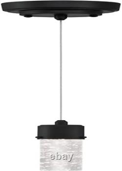 6372300, Matte Black Finish with Bubble Glass Cava One-Light LED Indoor Mini Pen