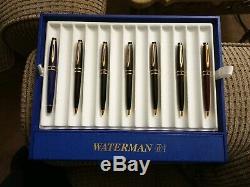 7 Waterman Expert Matte Black CT Ballpoint Pen Paris New in Waterman's show case