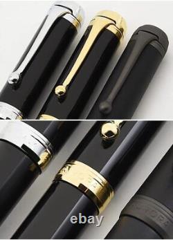 AURORA Fountain Pen TALENTUM Matte Black BT 14K Fine Point F