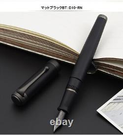 AURORA Fountain Pen TALENTUM Matte Black BT 14K Fine Point F