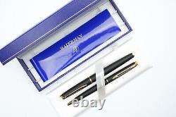 Aquarius Ballpoint Pen and Fountain Pen Hemisphere Matte Black GT