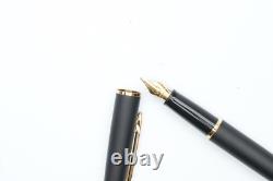 Aquarius Ballpoint Pen and Fountain Pen Hemisphere Matte Black GT