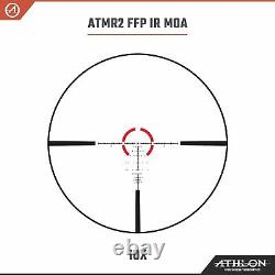 Athlon Ares ETR 1-10x24 UHD Riflescope ATMR2 FFP IR MOA Reticle with Cleaning Pen