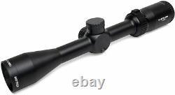 Athlon Optics Neos 3-9×40 Center X Riflescope with H Rings & CD Hat and Pen Bundle