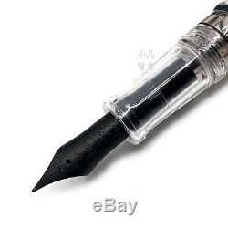 Aurora 88 Demonstrator Clear Matte Black 18K nib Fountain Pen