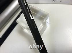 BVLGARI Eccentric matte black ballpoint pen with case NEW