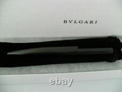 BVLGARI Pen Authentic BVLGARI Eccentric Matte Black Gently Pre-Owned VGC +Tote