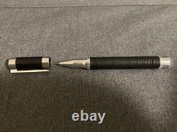 Breitling Original Limited Ballpoint Pen Matte Black Silver Japan Used