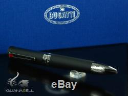 Bugatti Pur Sang Duotone Ballpoint pen, Ruthenium, Matt Black, Limited Edition