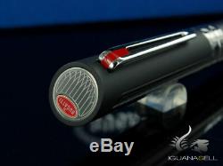 Bugatti Pur Sang Duotone Rollerball pen, Ruthenium trim, Matt Black, Limited Ed