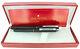 C1989 Sheaffer Targa Matte Black Fountain Pen & Ballpoint Pen Set Never Inked