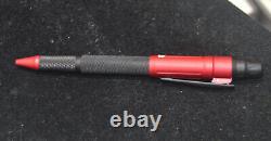 COLIBRI Ascari Ballpoint Pen Metal Matte Black & Red BP100T006