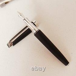 Caran D'Ache Leman V2 Matte Black Fountain Pen