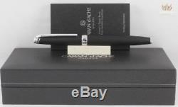 Caran D'ache Leman Matte Black With Silver Trim Roller Ball Pen New Model Design
