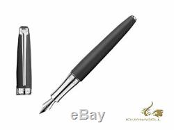Caran d´Ache Léman Black Matt Fountain Pen, Matt Lacquer, 4799.496 Nib B