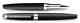 Caran d'Ache Leman Silver Plated & Rhodium Black Matte Lacquer Rollerball Pen
