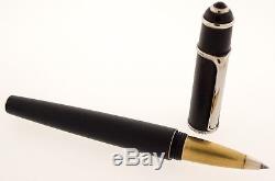 Cartier Diabolo de Cartier Black Matte & White Gold-plated Roller Ball Pen