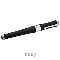 Chopard Impero Black Matt Rubber Palladium Rollerball Pen 95013-0334