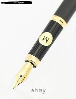 Cross Century II Cartridges Fountain Pen in Matte Black with gold plated M-nib