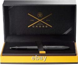 Cross Century II Luxury Medalist Rollerball Pen Matte Black Micro-knurl PVD