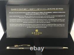 Cross Classic Century Liberty United Classic Black Ballpoint Pen- #2502lu New