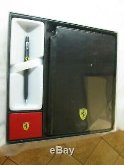 Cross Scuderia Ferrari Century Ballpoint Pen Matte Black & NOTEPAD NEW SEALED