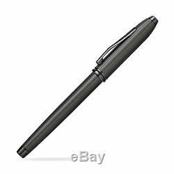 Cross Townsend Fountain Pen in Matte Black Medium Point New AT0046-60MS