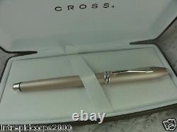 Cross Townsend Made in USA Matte Champagne & Solid 14k Gold XF nib Fountain pen