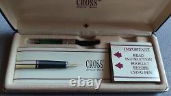 Cross matt black fountain pen vintege