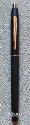 Cross matt black fountain pen vintege