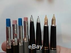 Cross matte black, grey fountain & selectip, BallPoint pen and 0.9 pencil sets