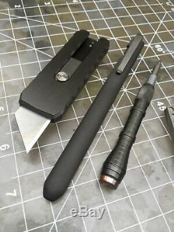 D Rocket Designs Flat Black Matte Zirconium Bolt Pen (Fellhoelter & Nottingham)