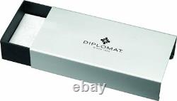 Diplomat Aero Ballpoint Pen Matte Silver D40303040 New in Gift Box