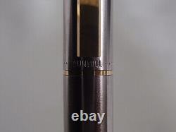 Dunhill Gemline Fountain Pen 14K Nib Steel Matte Finished GT