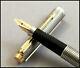 Early Vintage Parker 75 Flat Top O Ring Sterling Silver Cisele Fountain Pen