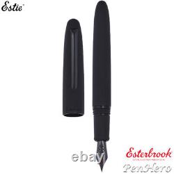Esterbrook Estie Raven Black Matte / Black Trim Fountain Pen 1.1 Stub ERVN206-S