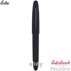 Esterbrook Estie Raven Black Matte / Black Trim Fountain Pen 1.1 Stub ERVN206-S