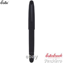 Esterbrook Estie Raven Piston Black Matte / Black Trim Fountain Pen Broad