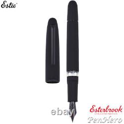 Esterbrook Estie Raven with Piston Black Matte / Black Trim Fountain Pen 1.1 Stub