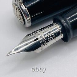 Esterbrook Visumaster Fountain Pen Black 9668 Diamond Cut Nib Rare